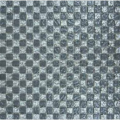 647-Шахматка (рельєфна, платина - рельефна сіра) мозаїка