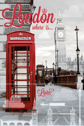 DEC SET(3) LONDON  декор/панно