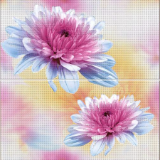 DEC SET (2) FLORES пано з 2-х плиток