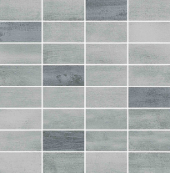 FLOORWOOD GREY-GRAPHITE MIX MOSAIC декор