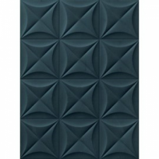 E066 4D FLOWER D.BLUE MATT 20