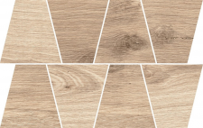 NATURAL CREAM MOSAIC TRAPEZE