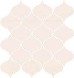 OCEAN ROMANCE WHITE MOSAIC SATIN