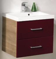 748153 QUADRA NOCCE-RED тумба с умыв. (2ч.)