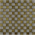 945 Мозаїка Мікс шахматка платина - золото рельєф