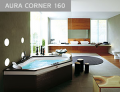 9F43-481A Aura Corner-160 Top Ванна г/м (JACUZZI)